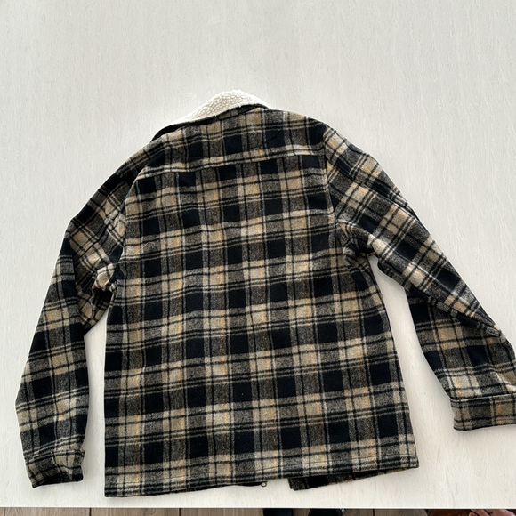 LIAM OG PLAID FLANNEL JACKET NWT unisex shirt jacket size M / L - Picture 4 of 4